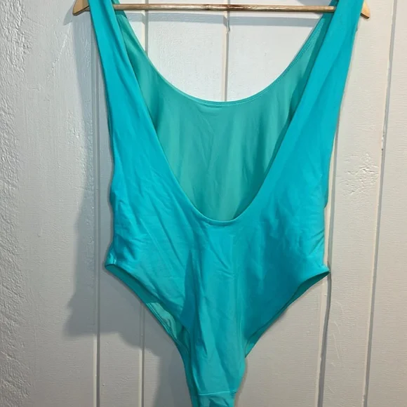 Aerie “Vacay All Day” Swimsuit Tiffany Blue - Picture 4 of 9